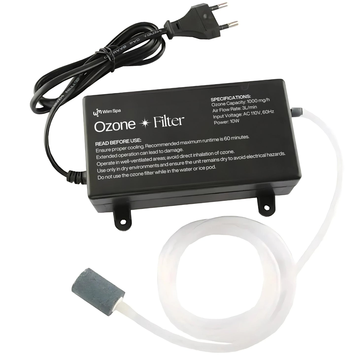 Ozone Filter for Ice Bath